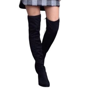 Charles David Boots High Over Knee Gammon High Size 6 1/2 M New without box